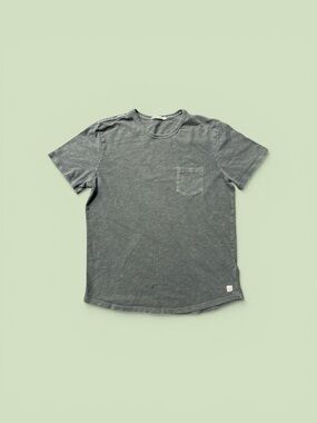 Marine Layer Grey Pocket T Shirt Vintage Wash Soft Tee Small